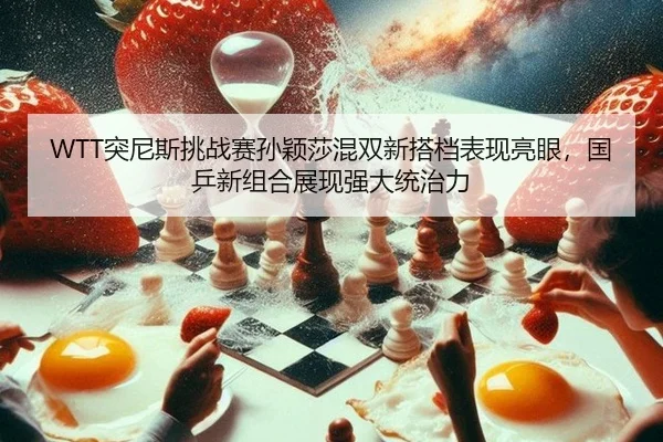 WTT突尼斯挑战赛孙颖莎混双新搭档表现亮眼，国乒新组合展现强大统治力